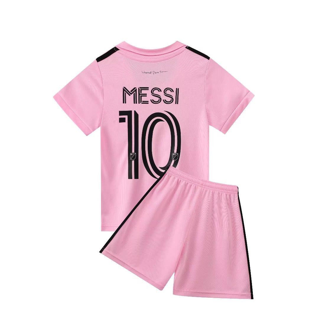 23-24 Miami Home Pink No. 10 Club Autumn Clothes Football Clothes Adult Children S Clothing Size 14-2Xl 14 yards/90