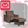 Alicja Reclining Armchair with Sleeping Footrest and Storage Family Meble