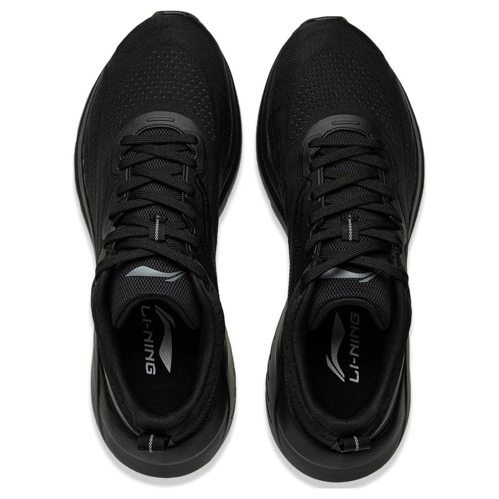 Li Ning Yun Que Comfortable Durable Low-Top Running Shoes Men sneaker Black ARSU063-1
