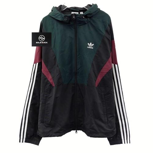 Мужская ветровка Adidas Originals WINDBREAKER BLOCK Темно-зеленый/Черный KC3125 XL зелёный