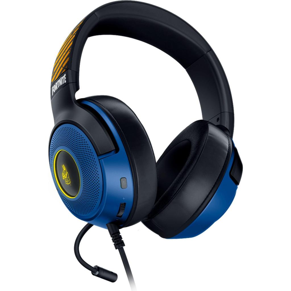 Razer Kraken V3 X Fortnite Edition Gaming Lightweight wired gaming headset for comfortable long gaming USB surround TriForce 40mm unidirectional noise