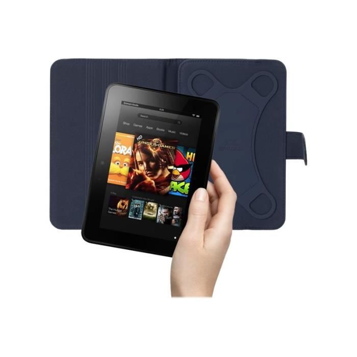 Protection à rabat pour tablette - Riva Case - Biscayne 3314 - Polyester - Noir - Mixte