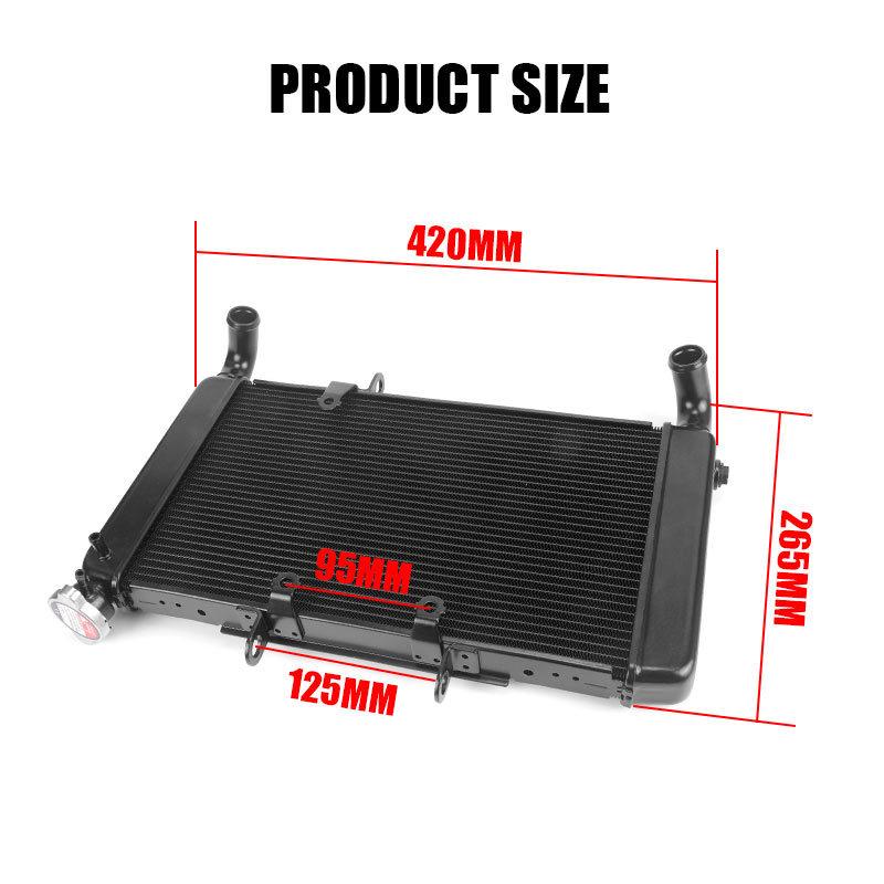 Motorcycle Aluminum Radiator Cooler Cooling Coolant for Honda CB650F CBR650F CBR 650 F 2014 2015 2016 2017 2018 Radiator Moto