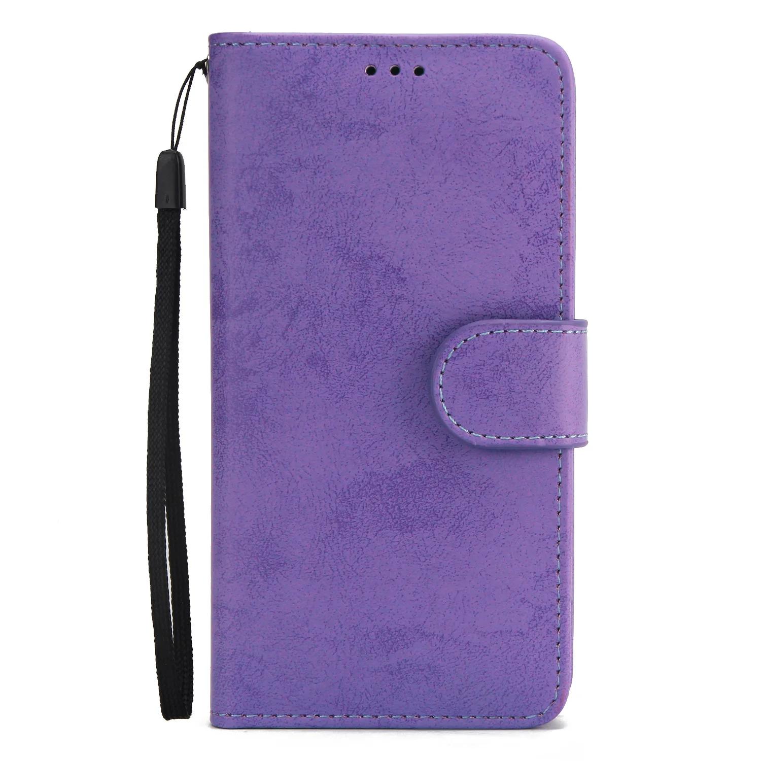 

Retro Leather Wallet Case For Samsung Galaxy S21 Ultra S22 S23 Plus S20 FE Note 20U A52 A73 A81 Magnetic Detachable Flip Cover A53 5G&Case & Strap фіолетовий