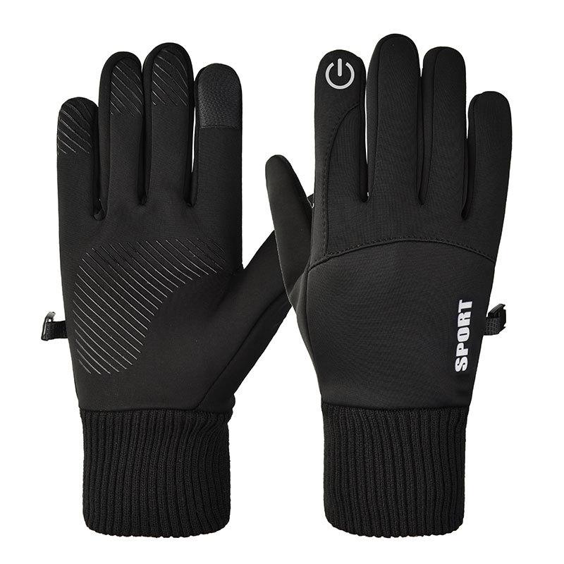 

Men s outdoor cycling sports driving touch screen non-slip and wear-resistant inner velvet one size fits all