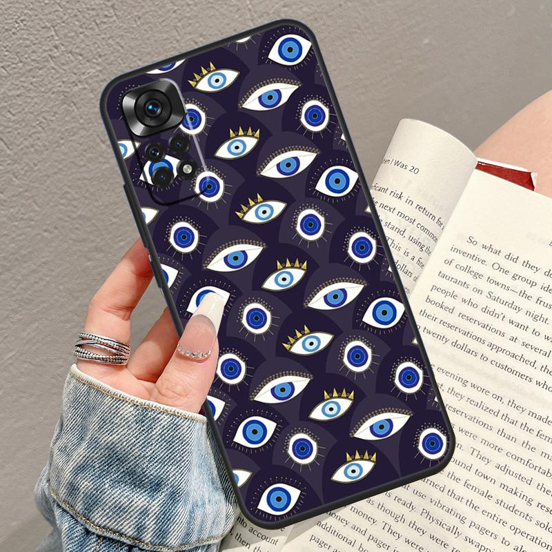 Evil Eye Phone Case For Xiaomi Redmi Note 14 12 11 9 10 13 15 Pro Plus 12C 10C 13C 14C 15C Cover