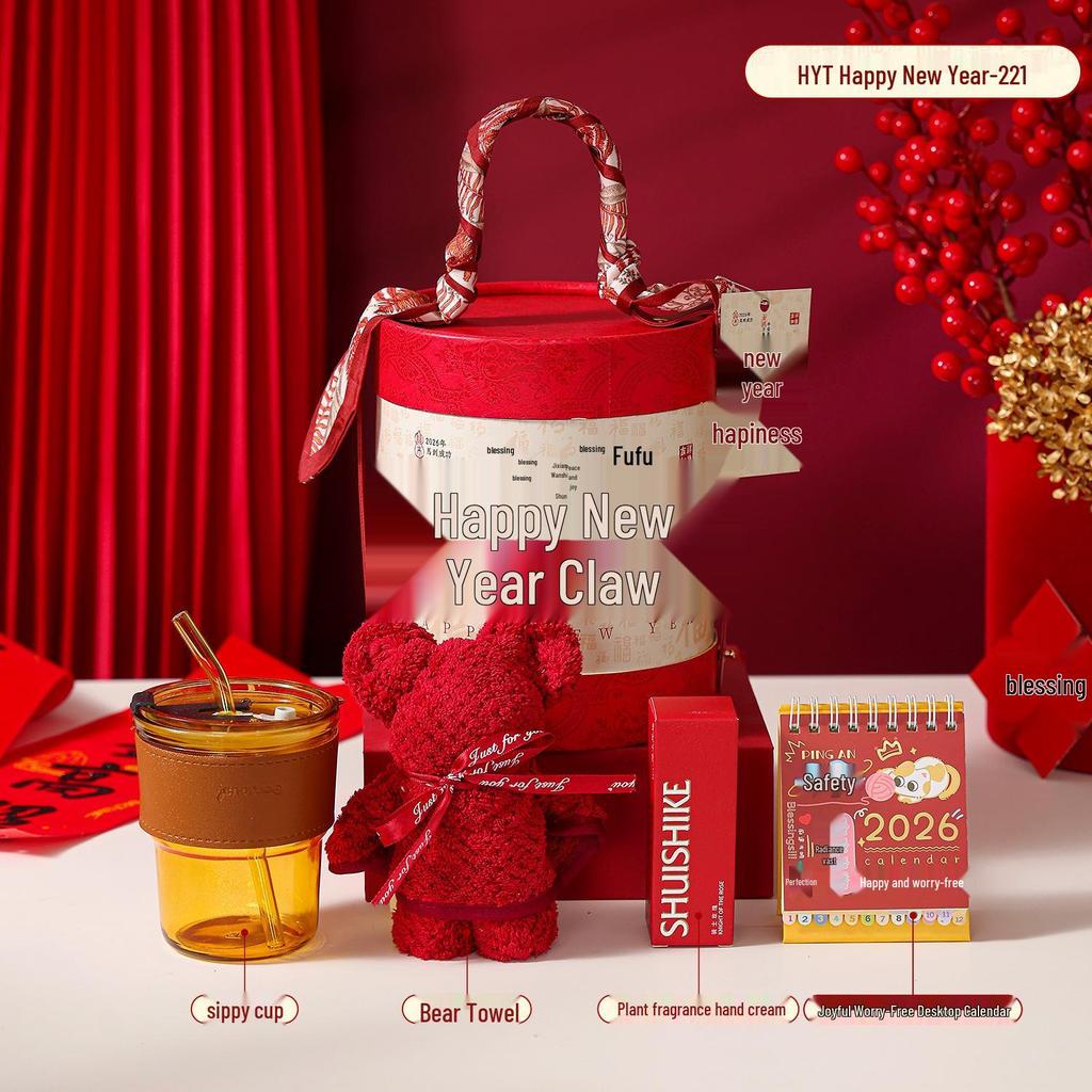2026 Jahr des Pferdes Geschenkset: Neujahrs- & Jubiläumsgeschenke für Mitarbeiter & Kunden