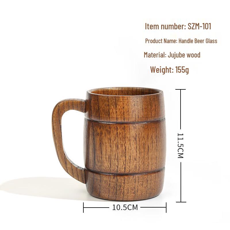 Handcrafted Jujube Wood Mug