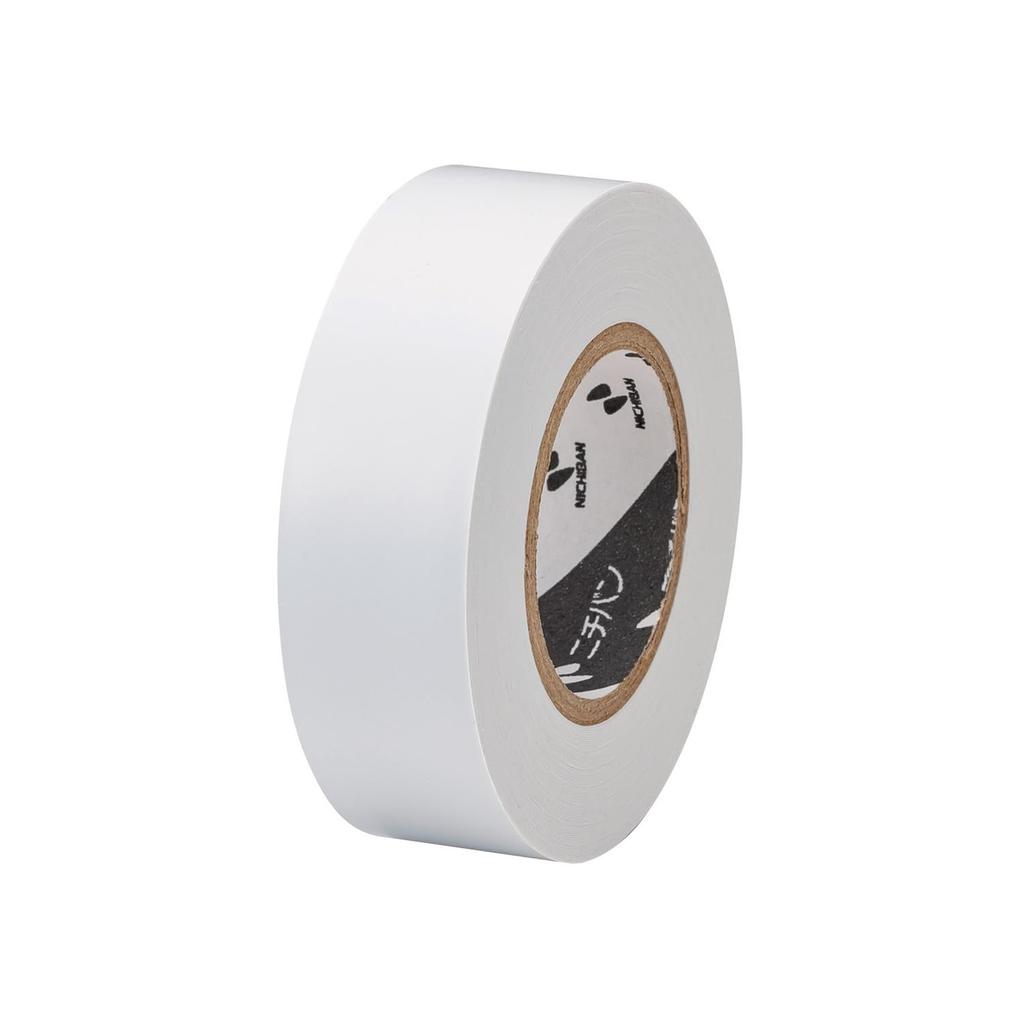 Nichiban Vinyl Tape White 19mm x 10m VT-19 (1 pack)
