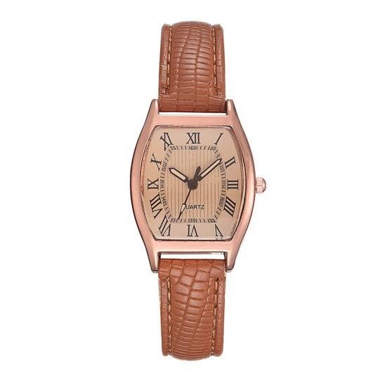 Relógios de Pulso de Quartzo da Moda para Mulheres Vintage Pulseira Ajustável Elegante Números Arábicos Relógio de Pulso de Vestir Presentes para Mãe Esposa Aniversário