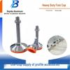 Heavy-Duty Adjustable Shockproof Leveling Feet with Anti-Slip Carbon Steel Pads