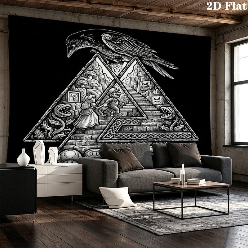 Super Mario Wall Tapestry Aesthetic Wall Hanging Printed Fabric Blanket Decorative Tapestries For Bedroom Living Room Home Decor
