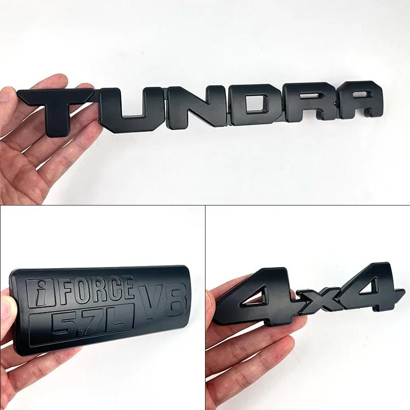 Matte Black Overlay Car Sticker for Toyota TUNDRA Pickup 4X4 SR5 V8 Modified Limited Edition Logo Cover FE6