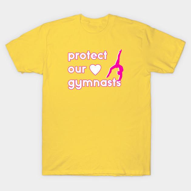 Unisex Fashion TShirt Protect Our Gymnasts Print TShirt Plus Size S-5XL T-Shirt 100%Cotton Tops O Neck Short Sleeve Tees