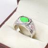 Jade Oval Cut Gemstone With 925 Sterling Silver Ring For Men's #B175 JL375675709137