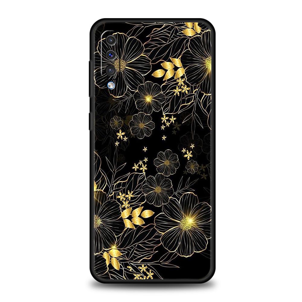 Flower Phone Case for Samsung Galaxy A24 A13 A53 A73 A33 A22 A12 A02 A03 A05 A70 A50 A10 A20 5G Silicone Shell Capas Bags Fundas