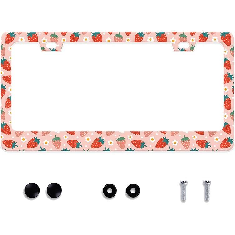 Topographic Map License Plate Frame Topography Stainless Steel License Plate Frame Auto Parts Decoration With Screws License Plate Holder For Men