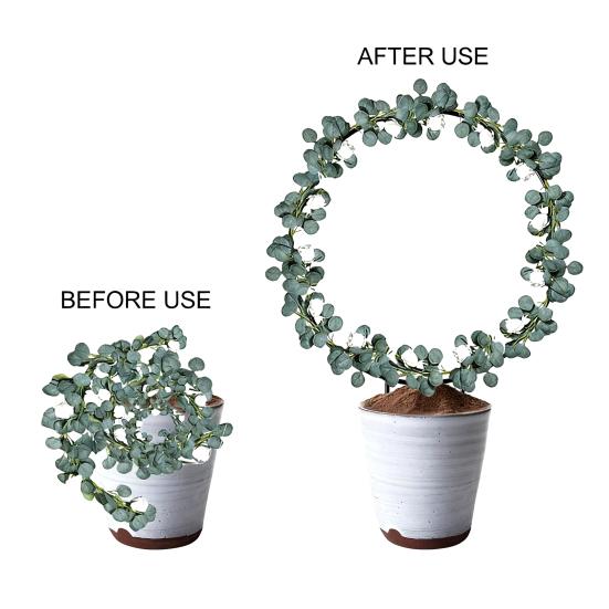 Plant Circle Trellis Climbing Plants Coated Wire Trellis Planter Insert Heart Shape Trellis Small Plant Support Stakes for Flowers Houseplants Garden