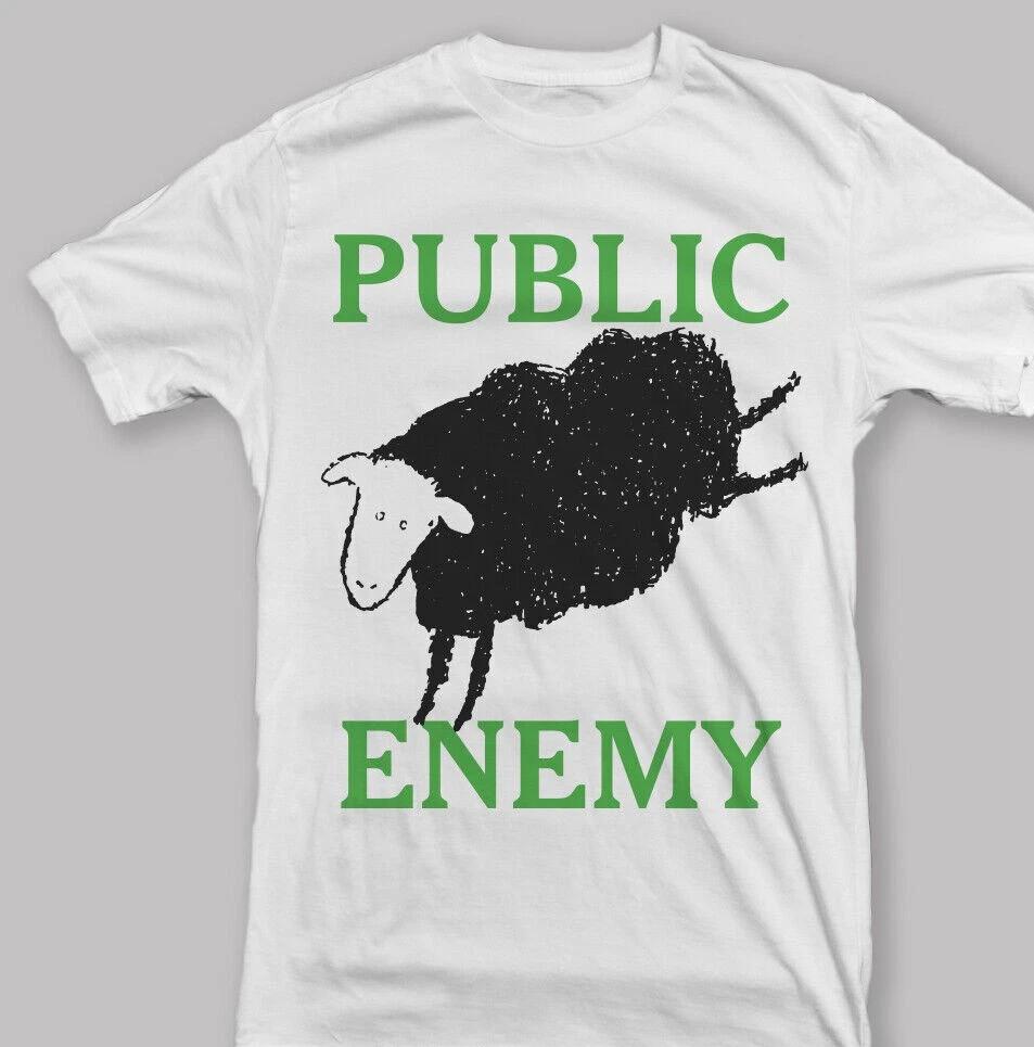 Public Enemy Band Cotton White All Size Unisex Shirt white ZZA72 Unisex T-Shirt L