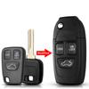 New Replacement 2 3 4 5 Buttons Remote Flip Folding Key Shell For Volvo Xc70 Xc90 V50 V70 S60 S80 C30 Fob Car Key Case