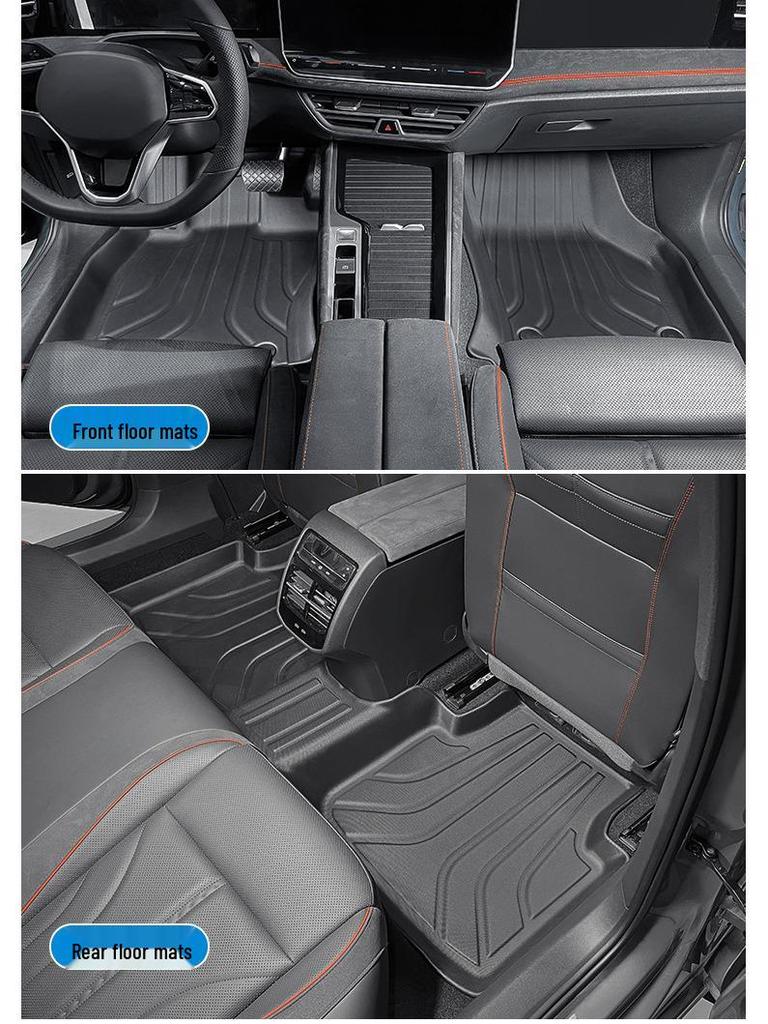 Volkswagen Magotan 2024/Passat PRO 2025 Car Floor Mats - Dirt-Resistant, Waterproof, TPE Full Coverage