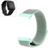 For Fitbit Versa / Versa 2 Nylon Watch Band with Hook and Loop Fastener(Green Gray)