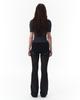 PAHISUM Mesh Bootcut Pants_Black