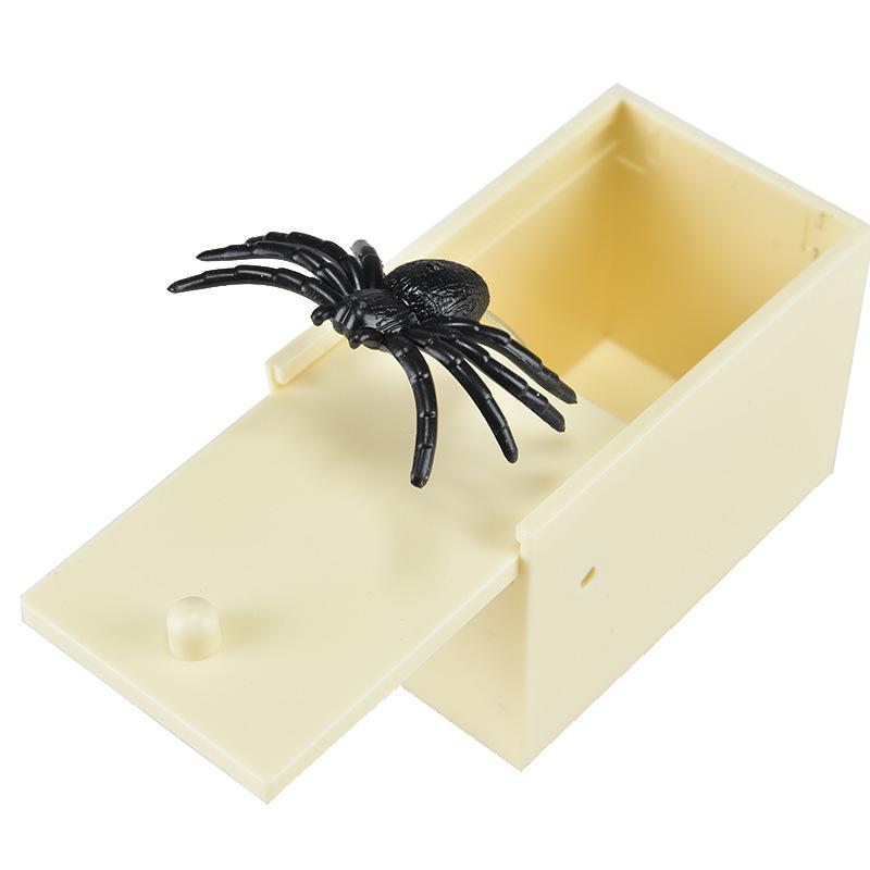 

Вирусная страшная коробка-розыгрыш: Паук-скакун Гэг с деревянной коробкой - Как видно в TikTok Jump Scare Scorpion