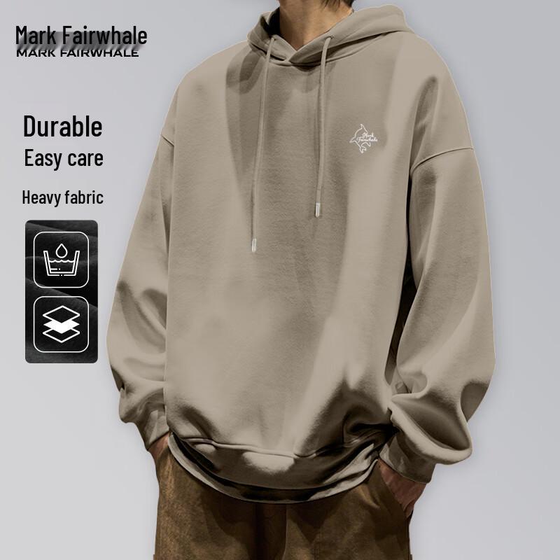 Mark Fairwhale Men's Heavyweight Loose Fit Hooded Sweatshirt