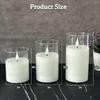 Battery Operated LED Flameless Candles with Remote and Timer, Wax Candles Warm Color Flickering Light for Festival Wedding Home