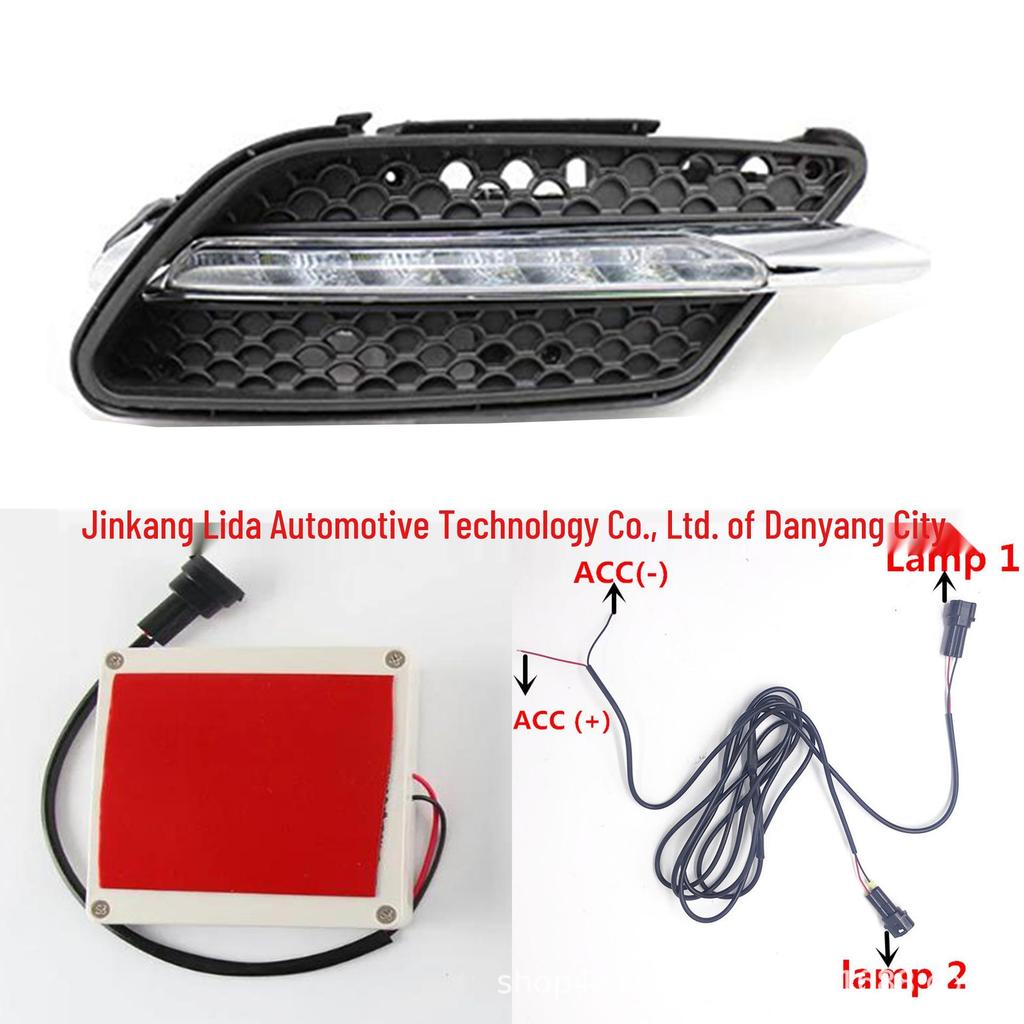 Mercedes W204 Sport Front Bumper DRL Kit for 2011-2014 Models