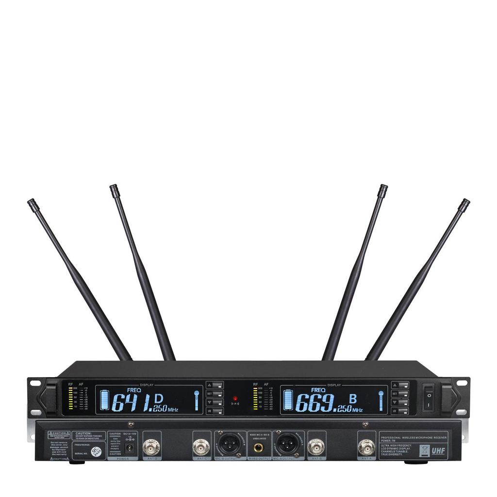True Diversity Dual Wireless Conference Microphone