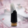 Rubber Material Reed Protector White Color Clarinet Mouthpiece Cap Mouthpiece Cap  For Saxophone