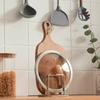 Stainless Steel Multi Slot Pot Lid Cutting Board Holder Countertop Storage Rack for Home Kitchen Utensil Organization