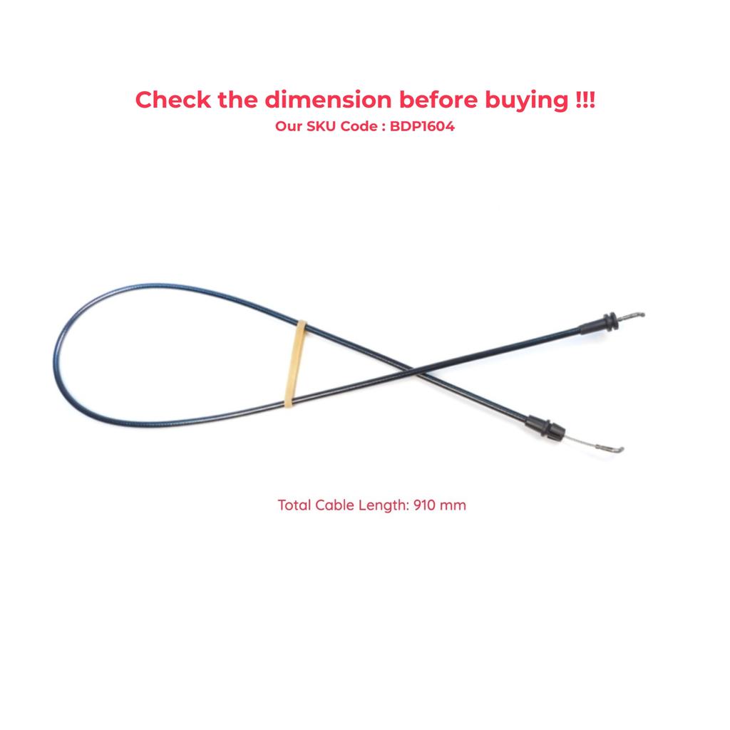 BDP1604 Side Sliding Door Lock Release Cable for VW Transporter T5 T5.1 T6 Carevelle Multivan 2009-2024 7E0843653 7E0843654