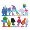 18PCS Trolls Branch Critter Skitter Figure Cool Cute Kawaii Anime Figure Toy Doll Model Decoration room decoration Birthday Gift
