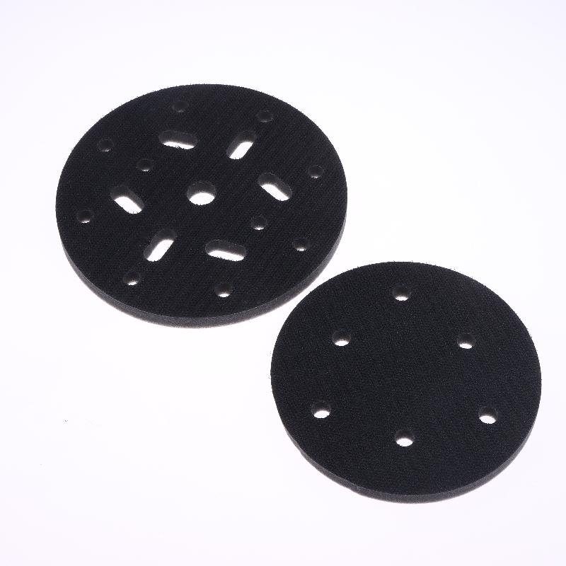 Almohadilla de Interfaz 5 Pulgadas 6 Agujeros Velcro Esponja Suave Almohadilla Amortiguadora Para Disco de Lijado Almohadillas para Lijadora Orbital