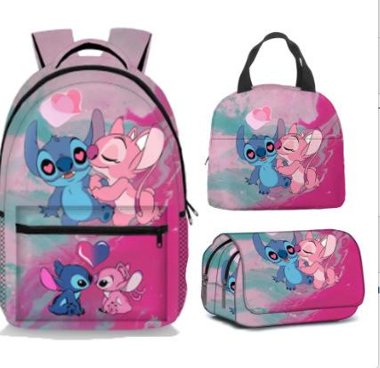 Anime Cartoon Full Print Backpack Student Pain Bag Cute Backpack