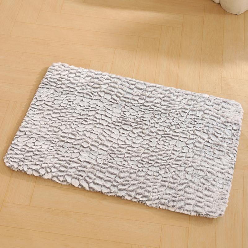 

1шт взрывоопасный зимний теплый коврик для кошачьей будки, съемный и моющийся, снежный флис, самонагревающийся коврик для собачьей будки, устойчивый к грязи и нескользящий, коврики для собак