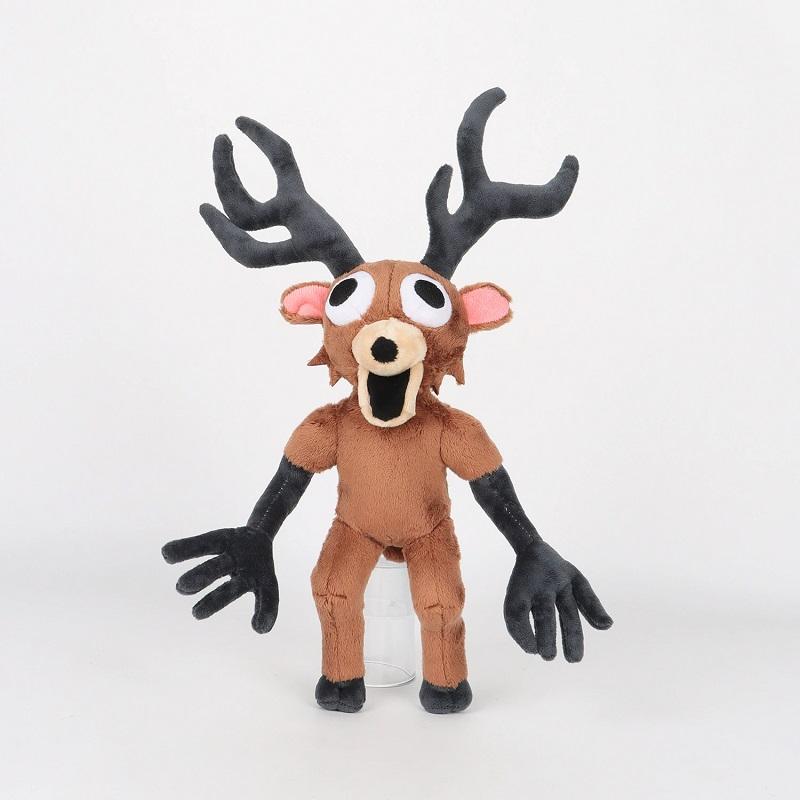 

99 Nights Cartoon in The Forest Deer Plush Playthings Cotton Stuffed Doll Anime Animal designed for Children Birth Date Present Spooky Holiday Gifts