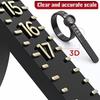 Ring Ruler Measuring Instrument Magnifying Glass Finger Size Screening Coil for Professional Reusable Ring Size Measuring Tool