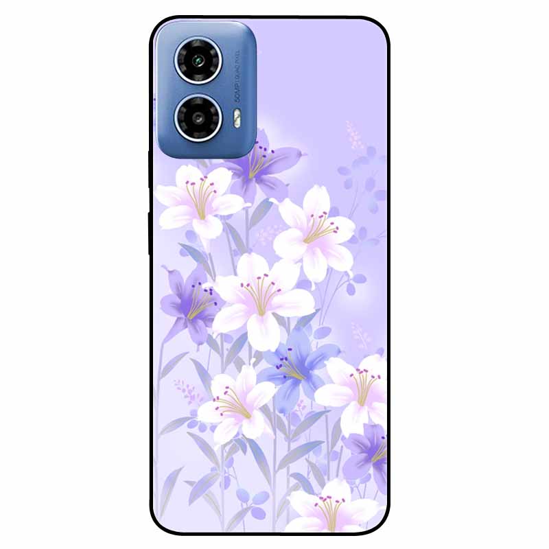 For Moto G34 5G Case G 24 Soft Silicone Fashion Animals TPU Bumper for Motorola Moto G24 G04 Painted Phone Covers Luxury Capa