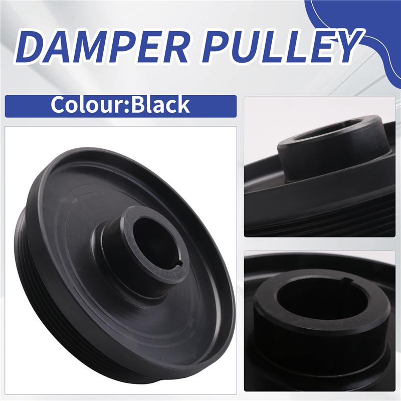 ABLZ-23124-2F602 23124-2F010 Damper Pulley Crankshaft Pulley For Hyundai Tucson Ix35 2011-2014