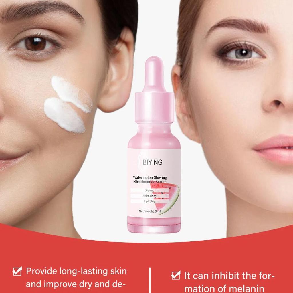 Watermelon nicotinamide essence, high-concentration nicotinamide brightening Facial Moisturizing essence.