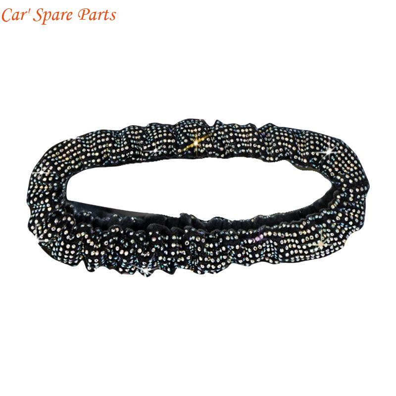 

Y4UA For Women Girl Car Rearview Mirror Elastic Band Protective Cover Decorative Case