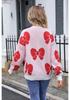 2026 Spring Women's Plus Size Bowknot Loose Sweater Pullover Knitwear