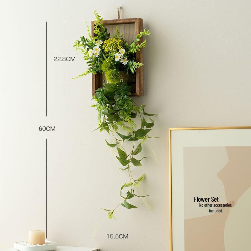 Stylish Daisy Pendant Faux Flower Vine for Indoor Wall Decoration and TV Background