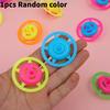 Plastic Spin Kids Gyroscope Toy With Bright Swirl Colors For Fun Play Gift