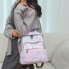 Print Backpack Women's Nylon Waterproof Backpack Student School Bag Large Capacity Shoulder Bag