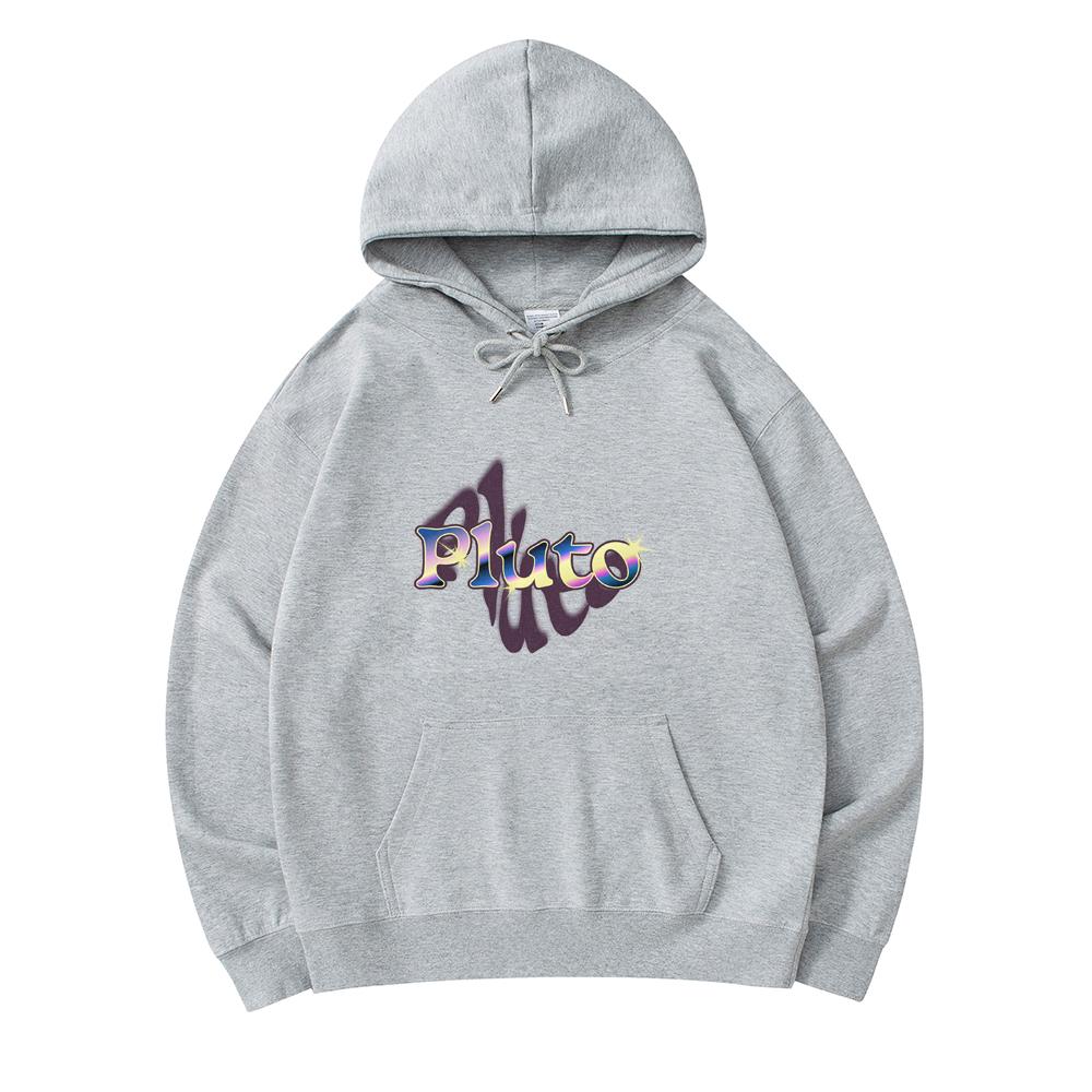 

300 GSM Men s Cotton Hoodies Pluto Print Premium Cotton Sweatshirt XS армия зеленый